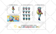 make pixel art pokemon trainer sprites or sprite sheet