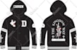 design your streetwear brand or merch varsity college jacket
