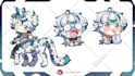 draw cute chibi emotes, sticker or sub badges for your twitch or discord