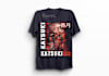 do a custom graphic watercolor t shirt , streetwear design
