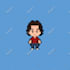 draw you or character you want in cute pixel art