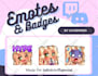 make custom emotes in cute chibi style