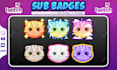 create custom twitch sub badges or emotes