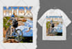 design vintage beach and surf illustration for clothing