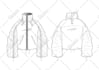 do technical fashion illustrations, technical flats, cads