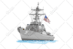 creat vector ilustration of boat, yacht, or any vehicle