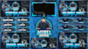 design animated stream overlay, kick, twitch overlay, twitch logo, banner emotes