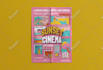 design a minimalist and colorful poster for you