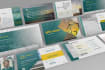 design modern investor pitch deck and powerpoint presentation