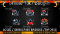 design amazing twitch emotes and sub badges in bulk