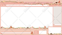 create cute twitch youtube streamer and vtuber overlays