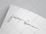 design scripted, cursive, hand drawn signature logo or autograph