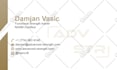 design a modern professional business card for your brand