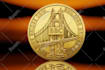 create 3d logo coin design, meme, convert ai, animation token spin, bitcoin