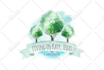 design professional watercolor hand made logo for you