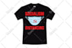 illustration typography wordmark custom bulk t shirt design