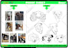 draw black and white, line art vector of your picture