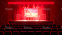 create a 3d stage lighting  and stage design for your event or show