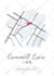 design city map poster or wall art print