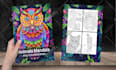 design a adult animals mandala coloring book for KDP and etsy