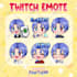 draw twitch emotes and animated emotes for vtuber stream