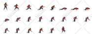 create or animate a pixel art character or tileset for you