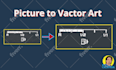 do picture to manual vector art, image to vector art tracing