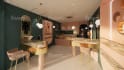 design a 3d interior decor for beauty salon, barber shop, clinic, spa, store