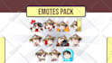 draw cute twitch emotes, animated emotes, vtuber or sub badges