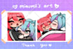 draw cute custom emotes and badges in anime style
