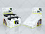 do product counter display unit, posm items 3d