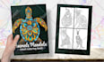 design a adult animals mandala coloring book for KDP and etsy