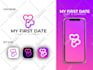 design modern exclusive app logo icon and splash screen