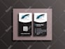 design a modern business card and stationeries