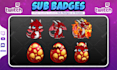 create custom twitch sub badges or emotes