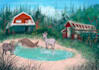 create magical children book illustrations