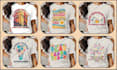 do custom 70s retro vintage groovy wavy boho tshirt design