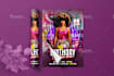 design club flyer, party flyer, event flyer, nightclub motion graphic instagram