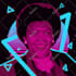 create 80s synthwave vaporwave retro vintage portrait illustration from photo