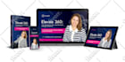 design online course cover and digital product mockup bundle