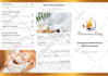 design spa, skincare, beauty product, flyer and brochure