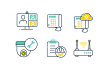 design vector and svg line icon set for web and app