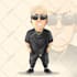 create a sticker in cartoon graphic style