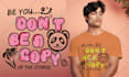 do custom 70s retro vintage groovy wavy boho tshirt design