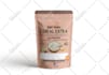 design amazon packaging label, pouch bag with mockup