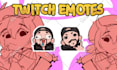 draw custom  emotes for twitch or any platform