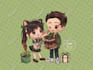 draw cute chibi illustration for you