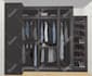 design a custom closet, wardrobe or dressing room in 3d