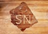 carve your logo or text into wood