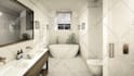 do photoshop post production of architecture 3d render